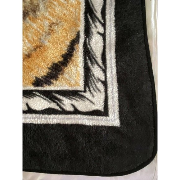 Vintage Shavel Large Reversible Tiger Blanket - Picture 4 of 7